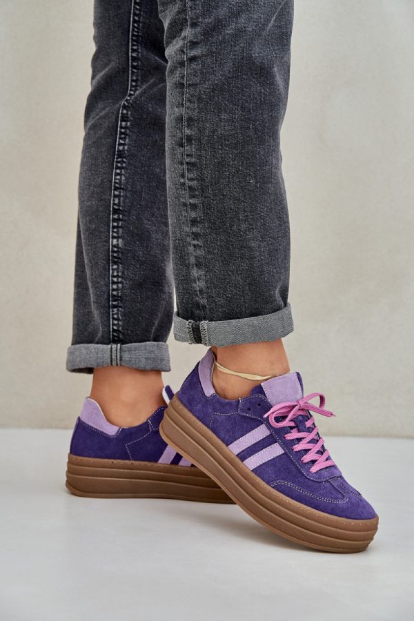 violet Sport Shoes model 208546 Step in style