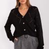 Black Cardigan in Cardigans For Women, Ponchos with Acrylic and Wool