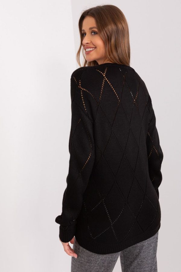 Black Cardigan in Cardigans For Women, Ponchos with Acrylic and Wool