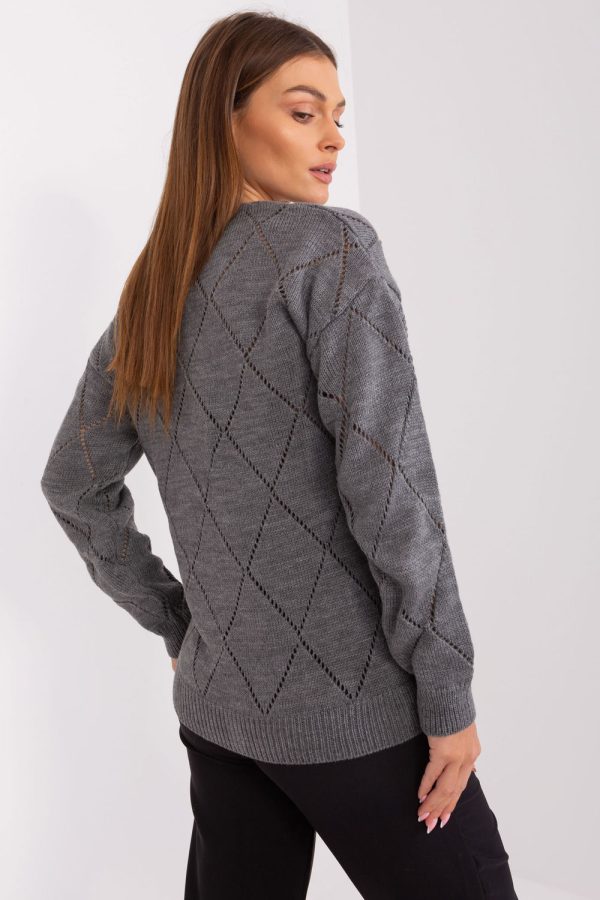 Grey Cardigan in Cardigans For Women, Ponchos with Acrylic and Wool