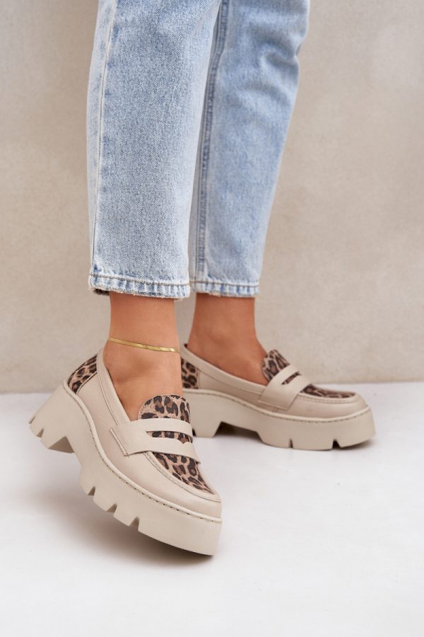 beige Mocassin model 208663 Step in style