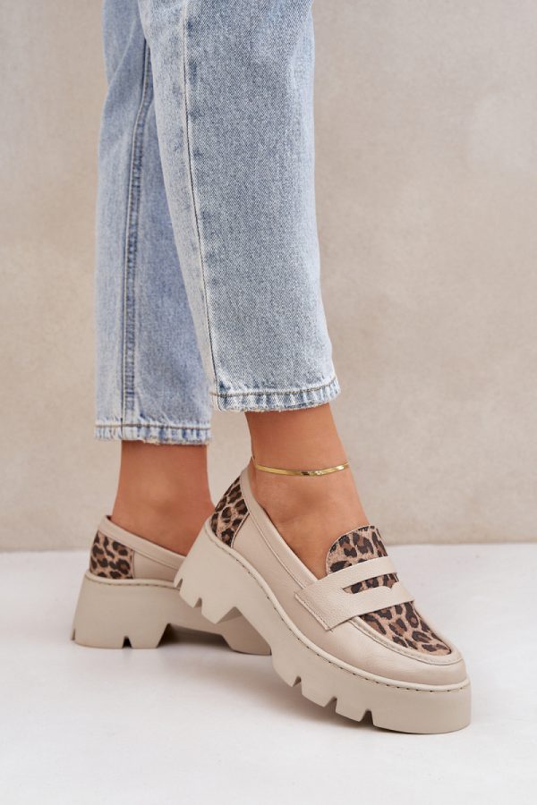 beige Mocassin model 208663 Step in style