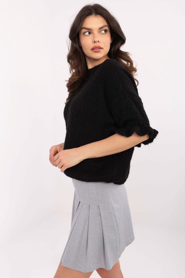 black Jumper model 208688 Italy Moda