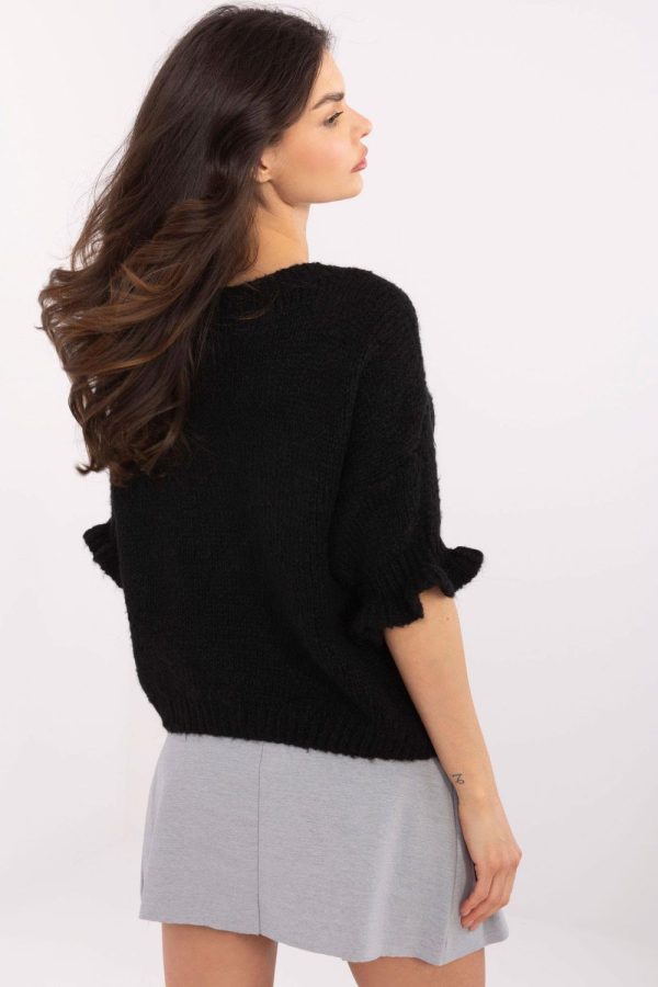 black Jumper model 208688 Italy Moda