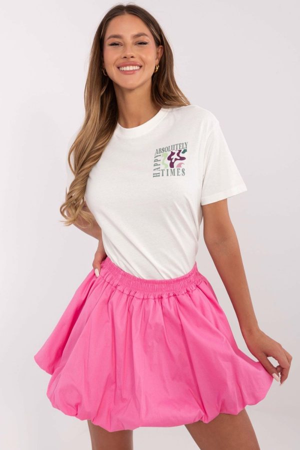 White T-shirt in Women`s Tops, T-shirts, Singlets with Cotton