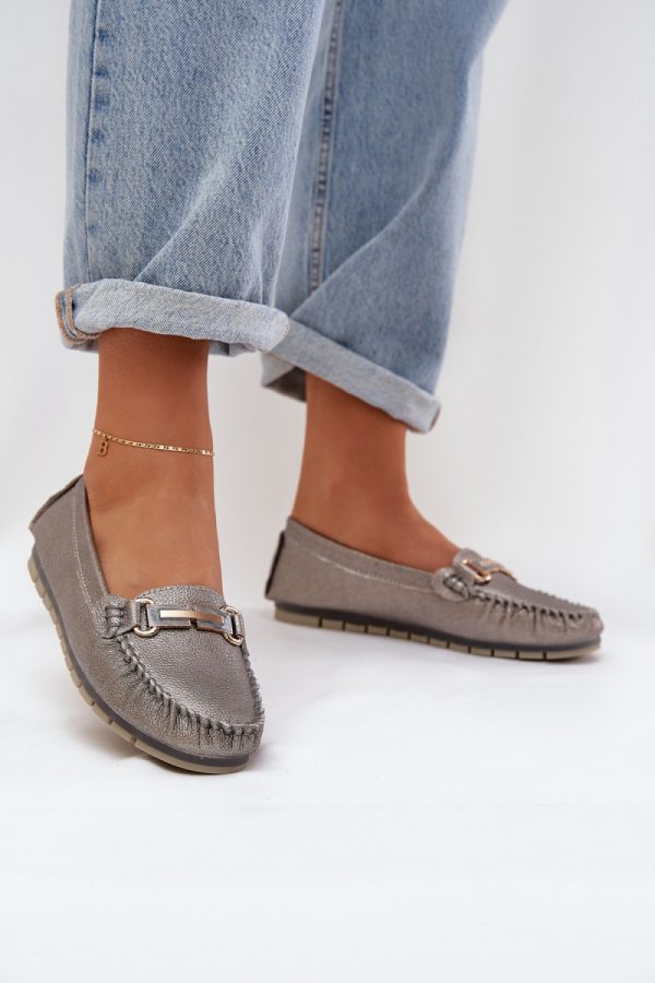 grey Mocassin model 208771 Step in style