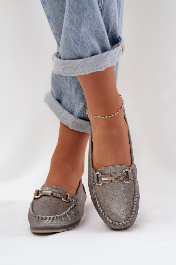 grey Mocassin model 208771 Step in style