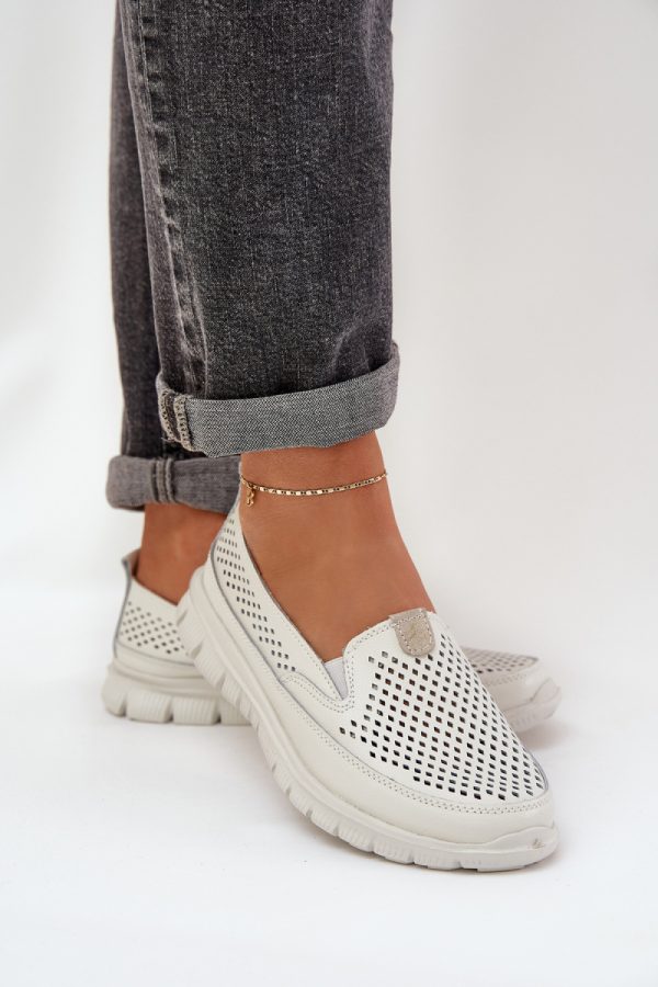 white Mocassin model 208790 Step in style