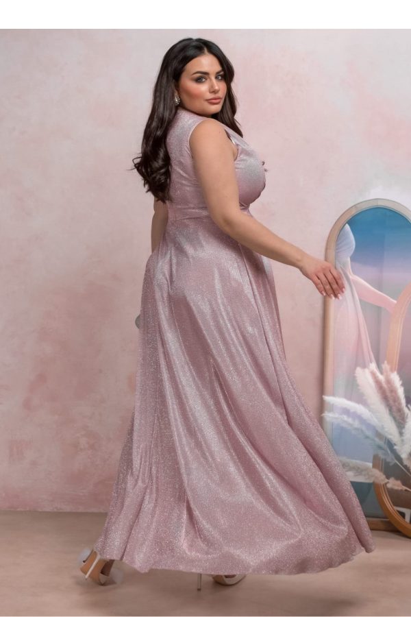 Pink Plus Size Dress in Plus Size Dresses with Cotton, Spandex and Polyester