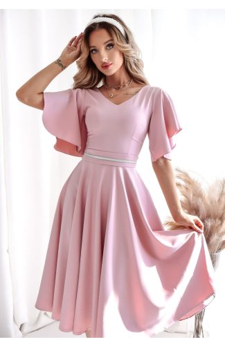 Pink Cocktail Dress in Formal Dresses, Cocktail Dresses with Cotton, Spandex and Polyester