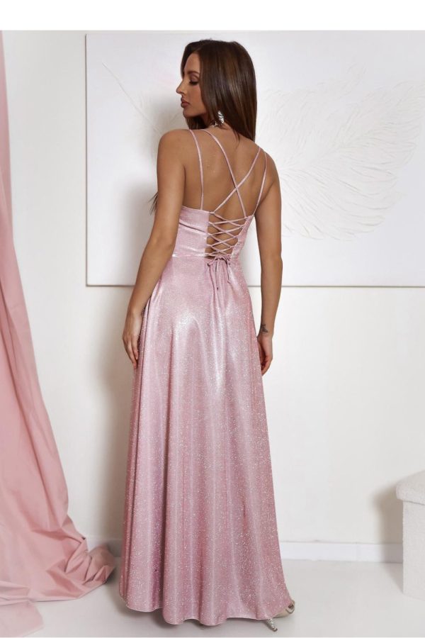 Pink Long Dress in Evening Dresses with