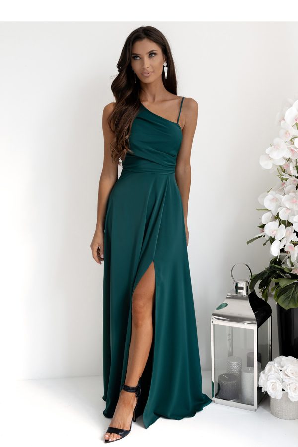 Green Long Dress in Evening Dresses with