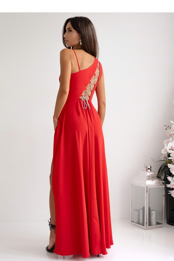 Red Long Dress in Evening Dresses with