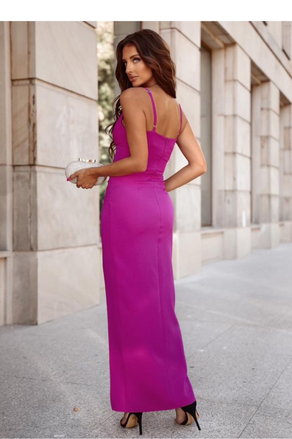 Pink Long Dress in Evening Dresses with