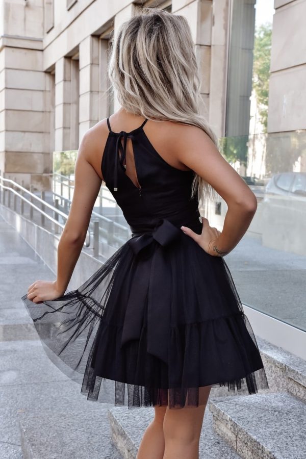 Black Evening Dress in Evening Dresses with Cotton, Spandex and Polyester