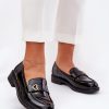 Black Mocassin in Moccasins, Loafers with Fabric, Footbed, Upper Height and Heel Height