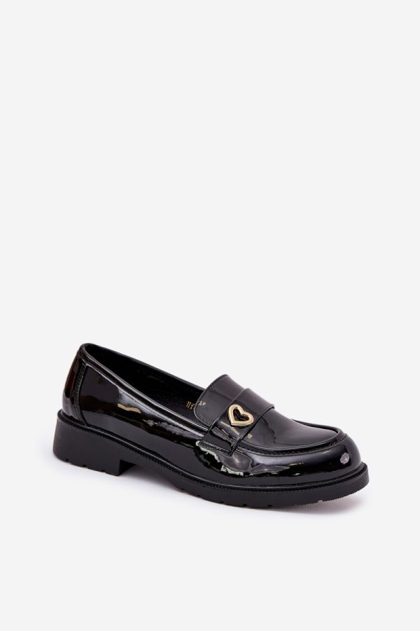 Black Mocassin in Moccasins, Loafers with Fabric, Footbed, Upper Height and Heel Height