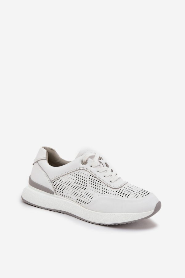white Platform sneakers model 209059 Step in style