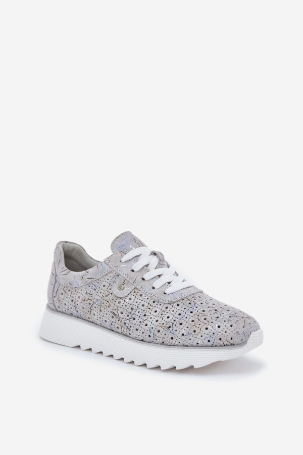 grey Platform sneakers model 209065 Step in style