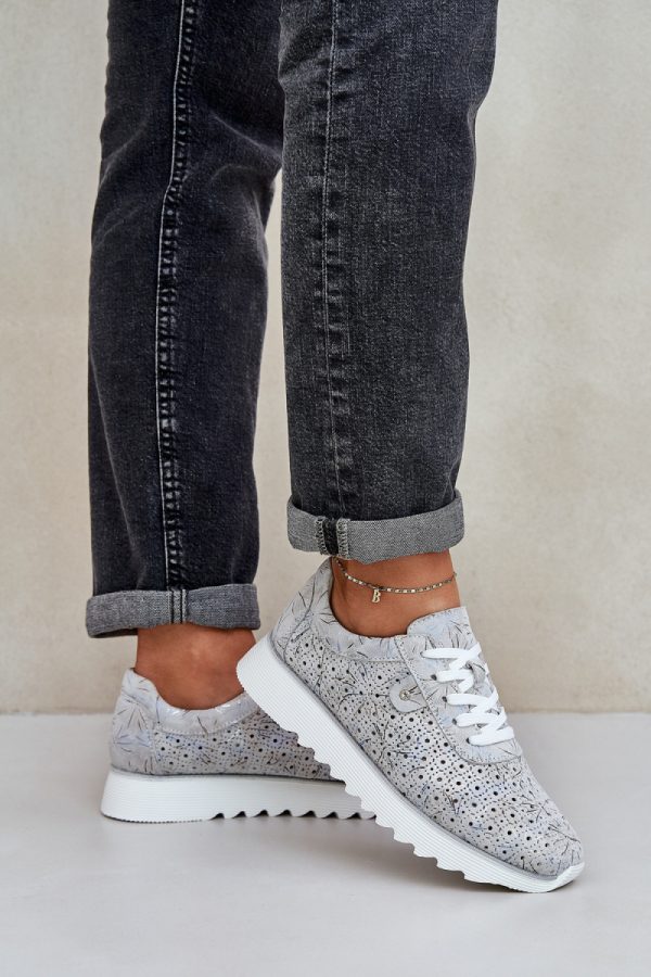 grey Platform sneakers model 209065 Step in style