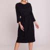 Black Daydress in Day Dresses with Cotton, Spandex and Modal