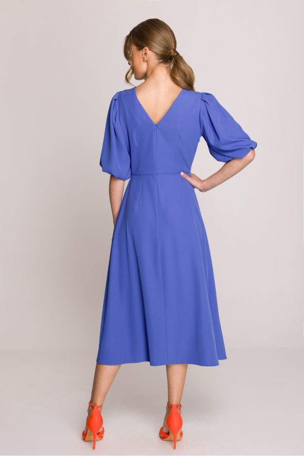 Blue Daydress in Day Dresses with Spandex and Polyester