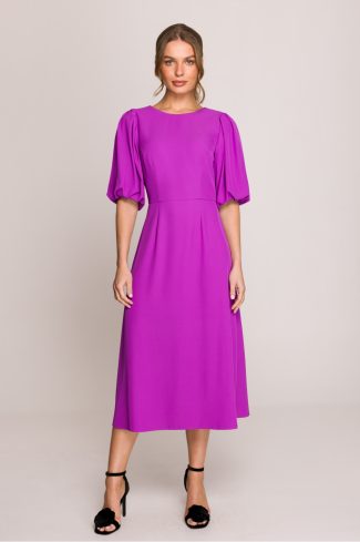 Violet Daydress in Day Dresses with Spandex and Polyester