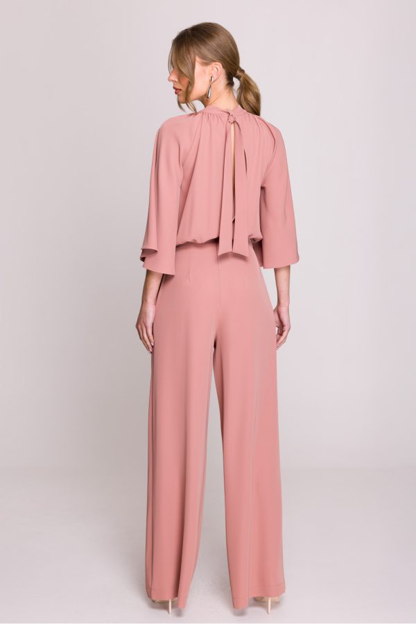 Pink Suit in Playsuits For Women with Spandex and Polyester