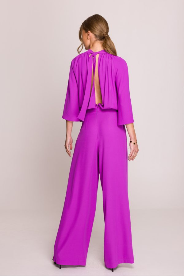 Violet Suit in Playsuits For Women with Spandex and Polyester