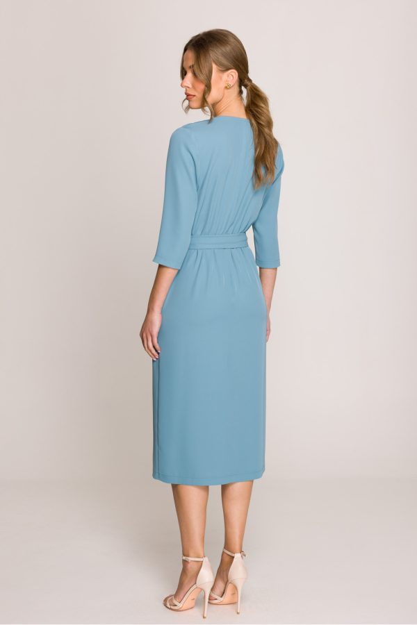Blue Daydress in Day Dresses with Spandex and Polyester