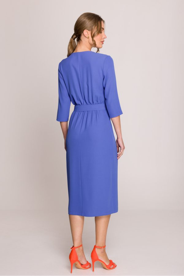 Blue Daydress in Day Dresses with Spandex and Polyester