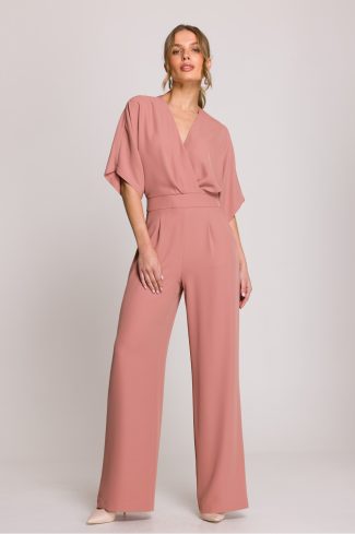 Pink Suit in Playsuits For Women with Spandex and Polyester