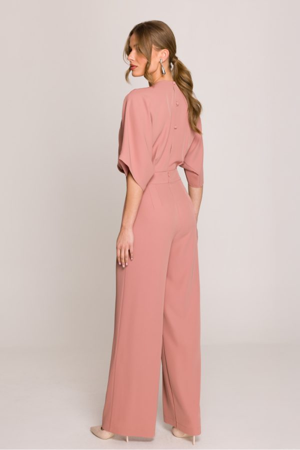 Pink Suit in Playsuits For Women with Spandex and Polyester