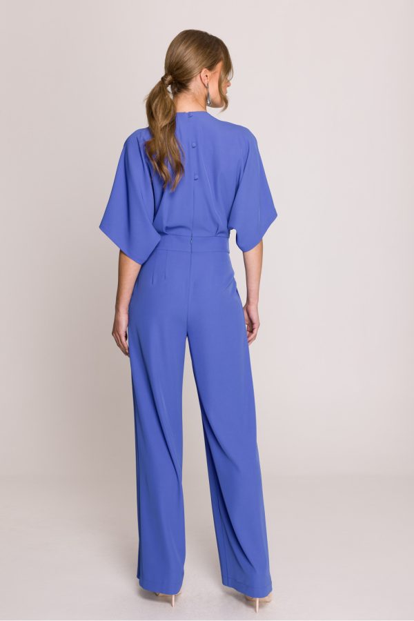 Blue Suit in Playsuits For Women with Spandex and Polyester