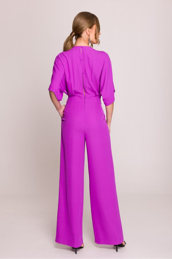 Violet Suit in Playsuits For Women with Spandex and Polyester