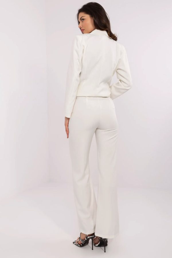Beige Women Trousers in Pants, Trousers, Shorts with Spandex and Polyester