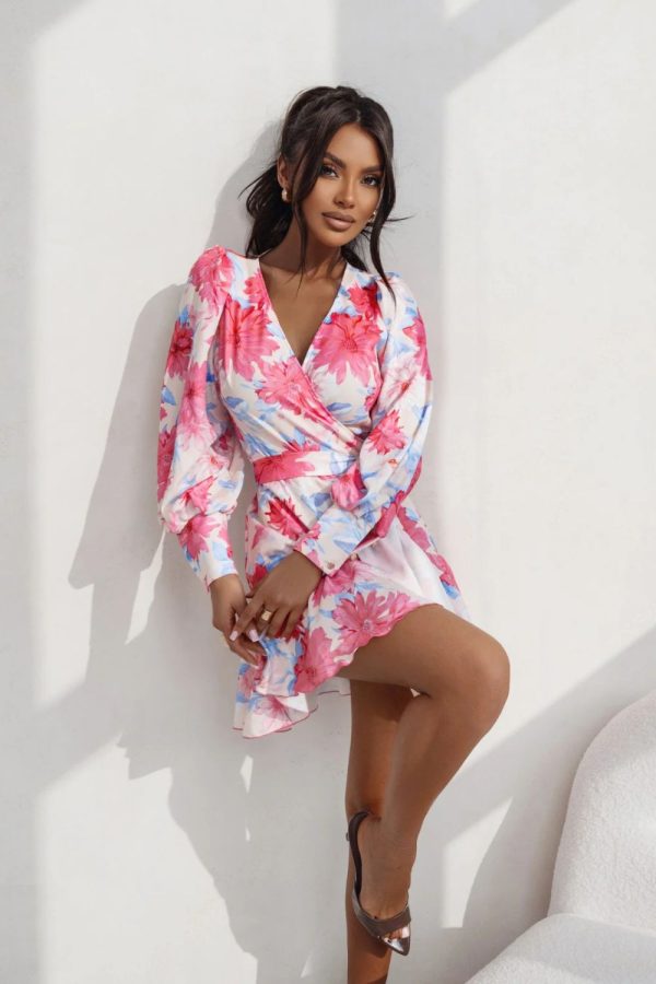 Multicolor Daydress in Day Dresses with Spandex and Viscose