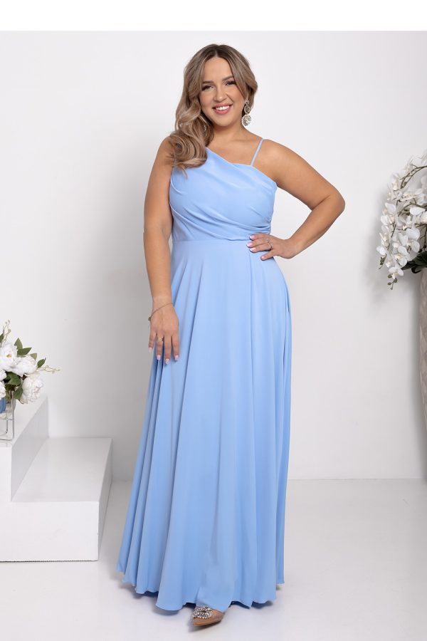 Blue Long Dress in Evening Dresses with