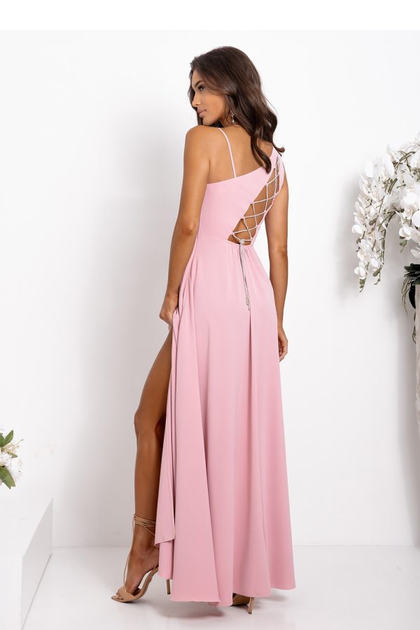 Pink Long Dress in Evening Dresses with