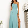 Green Long Dress in Evening Dresses with