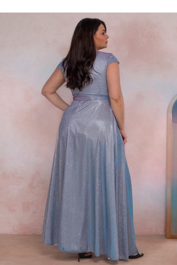 Blue Plus Size Dress in Plus Size Dresses with