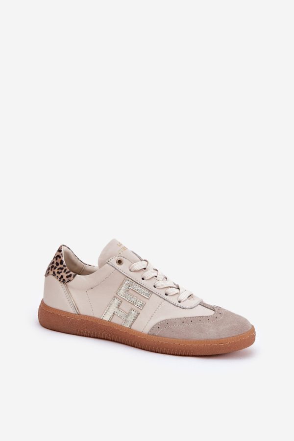 beige Sport Shoes model 209452 Step in style