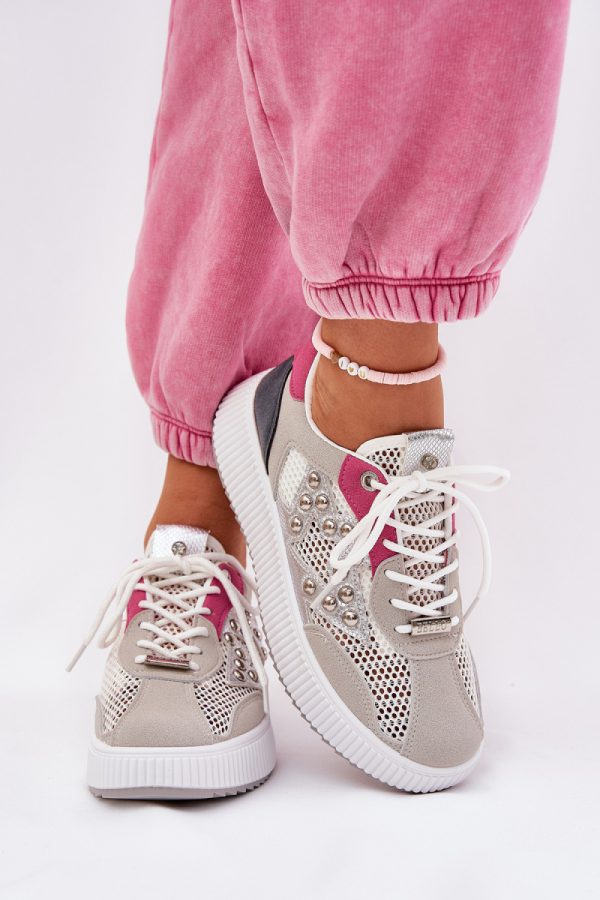 grey Sport Shoes model 209464 Step in style