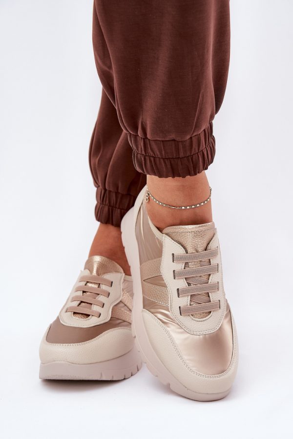 yellow Platform sneakers model 209468 Step in style