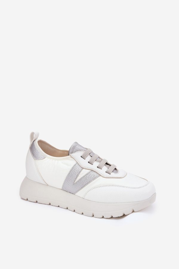 white Platform sneakers model 209469 Step in style