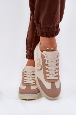 beige Sport Shoes model 209478 Step in style