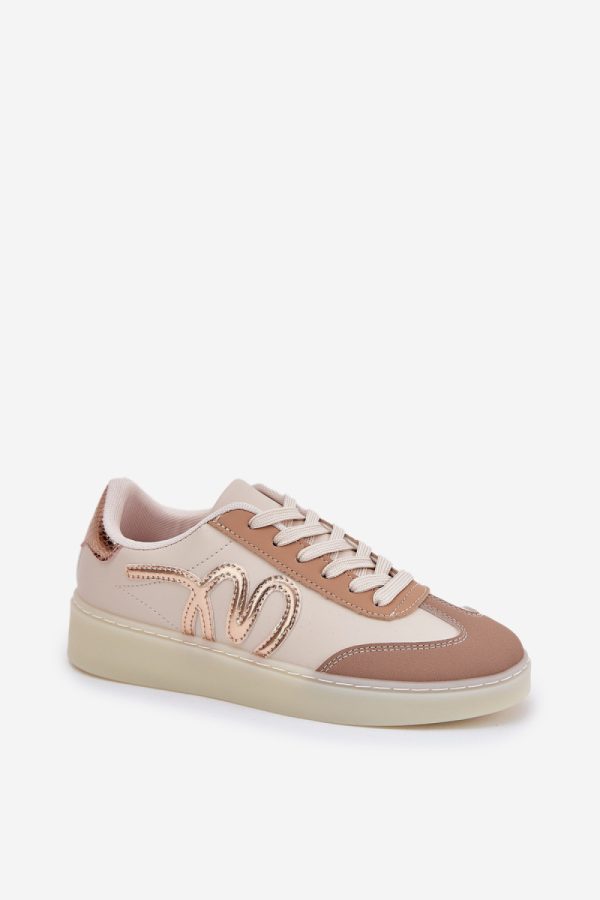 beige Sport Shoes model 209478 Step in style