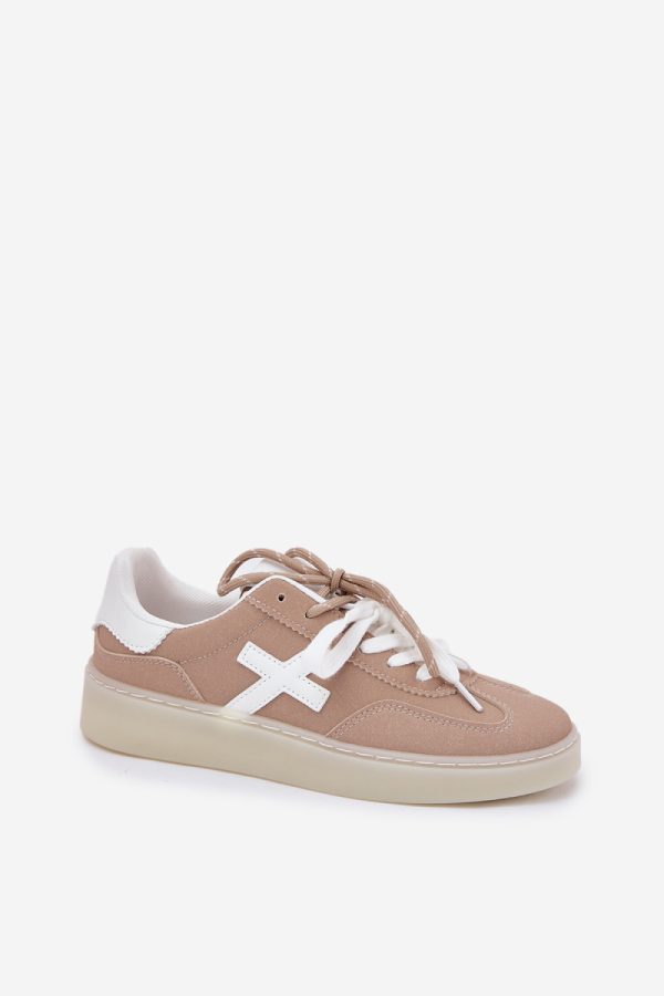 beige Sport Shoes model 209479 Step in style