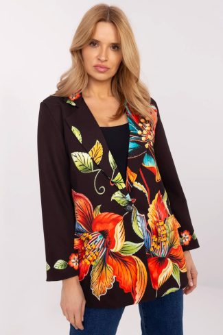 Black Jacket in Jackets, Vests For Women with Polyester and Viscose