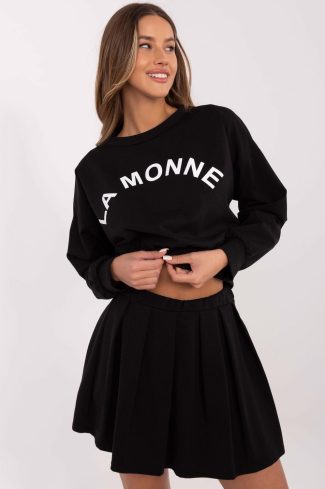 1067674 black Set model 209704 Italy Moda